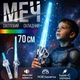 Ігровий світловий меч джедая з RGB-підсвіткою, звуковими ефектами та Type-C зарядкою для дітей, іграшкова лазерна катана - зображення 1