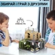 Ігровий набір пожежна станція контейнер технічний блок 118 деталей конструктор аксесуари - зображення 3