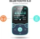 MP3 плеер AGPTEK 32GB Bluetooth 5.0 с клипсой, FM радио, диктофон, поддержка карты памяти до 128GB - изображение 3