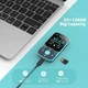 MP3 плеер AGPTEK 32GB Bluetooth 5.0 с клипсой, FM радио, диктофон, поддержка карты памяти до 128GB - изображение 4