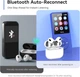 MP3-плеер AGPTEK A02PLT 64 ГБ с Bluetooth 5.3, FM-радио, диктофоном, динамиком, синий - изображение 3