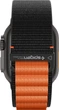 Ремінець Spigen WBF1 для Apple Watch 6/7/8/9/10/11/SE/SE 3/Ultra 1/Ultra 2 44/45/46/49mm Black-Orange (AMP10145) - зображення 4