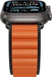 Ремінець Spigen WBF1 для Apple Watch 6/7/8/9/10/11/SE/SE 3/Ultra 1/Ultra 2 44/45/46/49mm Black-Orange (AMP10145) - зображення 6