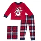 Пижама новогодняя Chicco Red Plaid Merry Xmas Красная Размер 74 - изображение 1