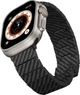 Ремінець Pitaka Carbon Fiber Modern для Apple Watch 1/2/3/4/5/6/7/8/9/10/11/SE/SE 3/Ultra/Ultra 2/Ultra 3 Black-Gray (AWB2307) - зображення 6