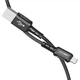 Дата кабель C1-02 USB to Lightning 2.4A (1.2m) Black Acefast (2000003510702) - изображение 3