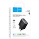 СЗУ C160A Upgrade PD65W+QC3.0 (1USB-A/2C) Black Hoco (2000003506712) - изображение 2
