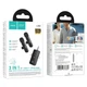 Петличный беспроводной микрофон L20C Fair dual-mic 3in1 (Lightning/Type-C/3.5) Black Hoco (2000003505982) - изображение 2