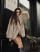 Шубка под песца удлиненная - Classyme - XL - Пепельный - (24sh) - изображение 2