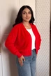 Кардиган INEDIT 24003 Red ONE SIZE - зображення 2