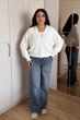 Кардиган INEDIT 24003 White ONE SIZE - зображення 5