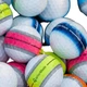 Мячи для гольфа Taylormade Three-Layer, новые мячи Tour Response Stripe Competition Color, четыре цвета, 12 штук. - изображение 1