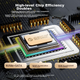 Корпус для двухпротокольного SSD-накопителя ORICO M.2 NVMe/SATA, 10 Гбит/с, Type-C, полностью алюминиевая система охлаждения, совместим с ноутбуками, M2PJM. - изображение 6
