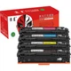Картридж с тонером Jingcheng CE320A/128A, совместимый с принтерами HP CP1215 M251n CP1525n CP1515n CM1415fn CM1312nfi, комплект из четырех цветов. - изображение 1