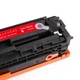 Картридж с тонером Jingcheng CE320A/128A, совместимый с принтерами HP CP1215 M251n CP1525n CP1515n CM1415fn CM1312nfi, комплект из четырех цветов. - изображение 8