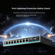 Коммутатор Sanze SZ-TK0802 на 8 портов 2.5G с двумя портами 10G SFP, стальной корпус, для NAS и видеонаблюдения - изображение 9