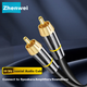 Кабель коаксіальний аудіо ZHENWEI RCA SPDIF для сабвуфера та підсилювача, 20 м - зображення 4