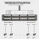 Патч-панель SK-LINK SK-P5E 19" 1U 48 портів Cat 5e UTP з організатором кабелю (SK-P5E-48) - зображення 7