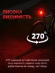 Ліхтар задній велосипедний ENFITNIX Xlite200 стоп сигнал блимавка габарит для велосипеда USB Type C IPX6, сірий металік - зображення 6