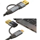 Кабель CABLE CREATION, Type-C — Micro USB 3.0, высокоскоростной кабель для передачи данных с портативного жесткого диска, совместимый с жесткими дисками Seagate, Toshiba, Western Digital, Samsung, удлинительный кабель, 0,6 метра. - изображение 3
