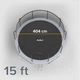 Садовий батут Rebel Active PRO RBA-8005 457 см, 15 футів - изображение 4