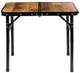 Стіл туристичний Vilde 489398 розкладний 2в1 60 x 40 x 25,5/51,5 см Коричневий (5900670121621) - зображення 1