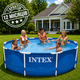 Каркасний басейн Intex 28200 (76*305 см. об'єм: 4485 л, серія: Metal Frame) - изображение 1