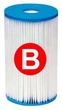 Фільтр-насос картриджний Intex 26634 (9463 л/год., 99W, тип картриджа: "B", для басейнів об'ємом 1100-62000 л., таймер, підключення Ø38 мм) - изображение 6