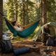 Гамак мексиканський Picnic з нейлону парашутна тканина 270cm*140cm Зелено-коричневий (2967) - зображення 5