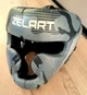 Шолом боксерський із повним захистом Zelart, S, чорно-сірий - зображення 3