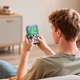 Портативная ретро игровая приставка консоль Hoco GA40 400 игр серый - изображение 8