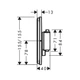 Hansgrohe ShowerSelect Comfort Q Термостат, чорний матовий (15581670) - зображення 2