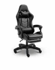 Кресло игровое GAMING CHAIR G-001 с подставкой для ног, цвет черный/черный - изображение 1