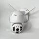 Камера відеоспостереження від WIFI Smart Camera, вулична поворотна IP-камера зі звуком, нічним баченням, датчиком руху, зовнішня бездротова камера з керуванням через додаток ICsee для дому, дачі, магазину Біла WSCY-8-White - зображення 11