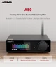 Підсилювач звуку AIYIMA A80 класу D 300Вт×2 з динамічним VU-метром, Bluetooth 5.1 та блоком живлення 48V/5A - изображение 2