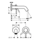 HANSGROHE Tecturis S Змішувач для раковини, чорний матовий (73350670) - зображення 2