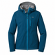 Водовідштовхуюча куртка Outdoor Research Gore-tex Aspire трекінгова мембранна вітрозахисна в гори зеленого кольору Розмір S - зображення 1