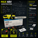 Аккумуляторная цепная пила Max 48V 6Ah бесщеточная с шиной 45 см автоматической смазкой 2 аккумуляторами и тормозом цепи - изображение 3