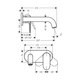 HANSGROHE Vernis Shape Смеситель для умывальника, хром (71578000) - изображение 6