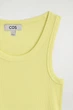 Жіноча майка COS Ribbed Cotton Tank Top Yellow S (1326259009) - зображення 7