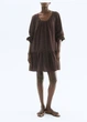 Плаття H&M 16664 Темний коричневий XXS (1302) - зображення 1