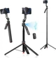 Selfie stick 4smarts 360° AI Tripod Stand with Face Tracking, incl. Remote control Black (4252011913657) - obraz 3