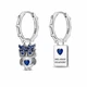 Серьги серебро 925 Original стиль Pandora Сова і книга 9921 - изображение 1