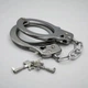 Металеві кайданки, наручники Handcuffs Party Toy для рольових ігор, вечірок, косплею - изображение 4