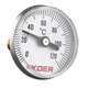 Термометр биметаллический Koer KT.673A (D=40мм 120 град.) (KR4923) - изображение 1