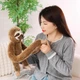 Ленивец игрушка-обнимашка 30 см мягкая игрушка животное ленивец с длинными лапами, плюшевый лемур для подвешивания Lem30 - изображение 6