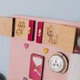 Бизиборд деревянный 60×40 см розовый с фонариком, развивающая игрушка Montessori для детей - изображение 3