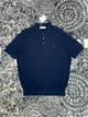 Мужское синее поло Brunello Cucinelli из тонкого трикотажа – 100% хлопок размер XL - изображение 6