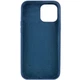 Чехол для iPhone 12/12 Pro силиконовый Soft-touch Silicone Case Full Size (AA) Blue Cobalt - изображение 2