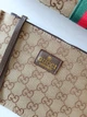 Сумка жіноча Gucci Giglio tote bag коричнева (140) - изображение 4